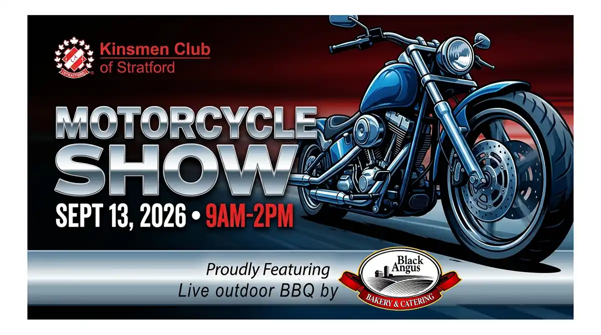 Rev Up for the Sept. 13th Kinsmen Motorcycle Show!